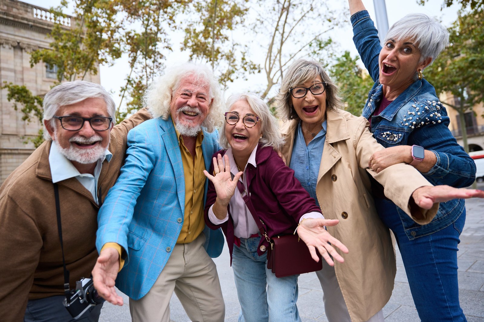 Personas mayores sonriendo